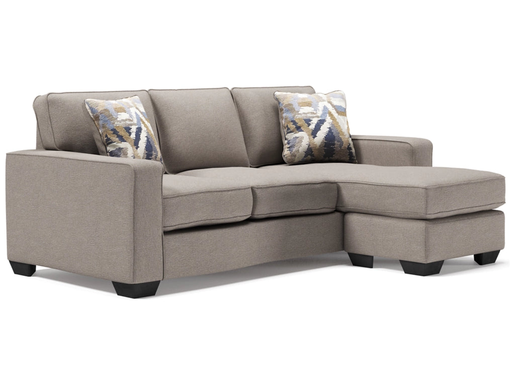 Contemporary Greaves Sofa Chaise - Ultra-Neutral, Reversible Design & Platform Support