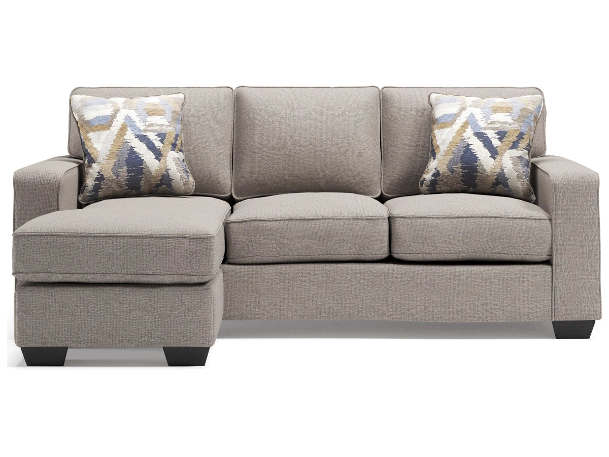 Contemporary Greaves Sofa Chaise - Ultra-Neutral, Reversible Design & Platform Support