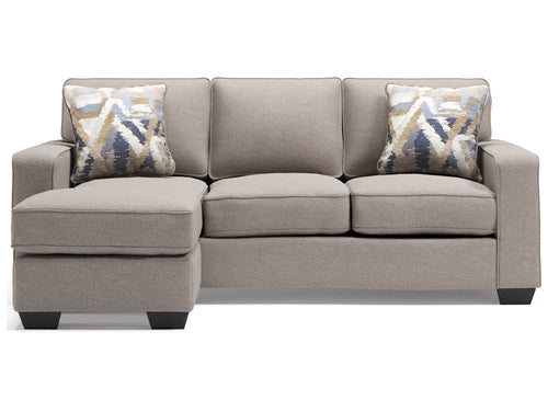 Contemporary Greaves Sofa Chaise - Ultra-Neutral, Reversible Design & Platform Support