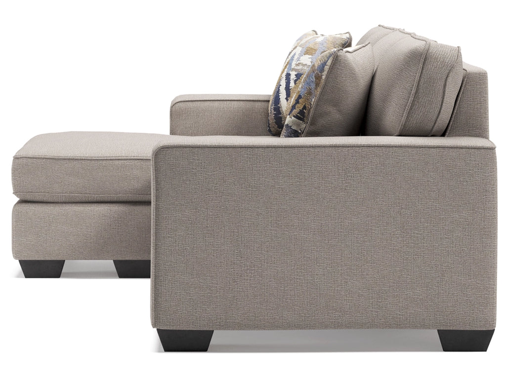 Contemporary Greaves Sofa Chaise - Ultra-Neutral, Reversible Design & Platform Support
