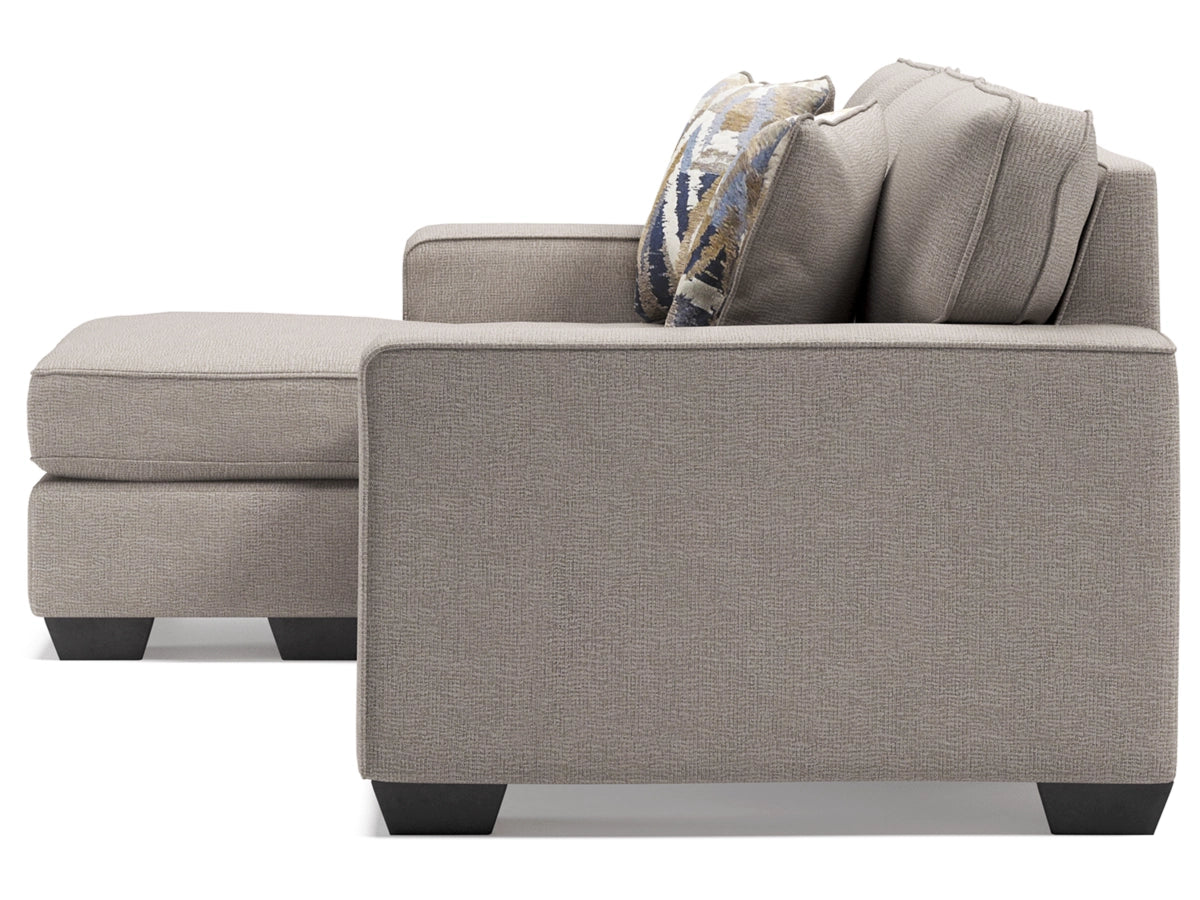 Contemporary Greaves Sofa Chaise - Ultra-Neutral, Reversible Design & Platform Support