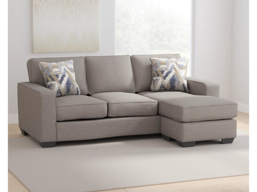 Contemporary Greaves Sofa Chaise - Ultra-Neutral, Reversible Design & Platform Support